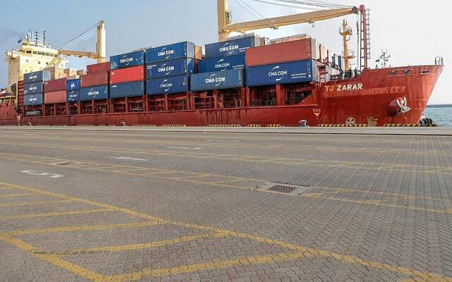 ميناء جازان للصناعات يستقبل أول سفينة حاويات من شركة CMA CGM الفرنسية