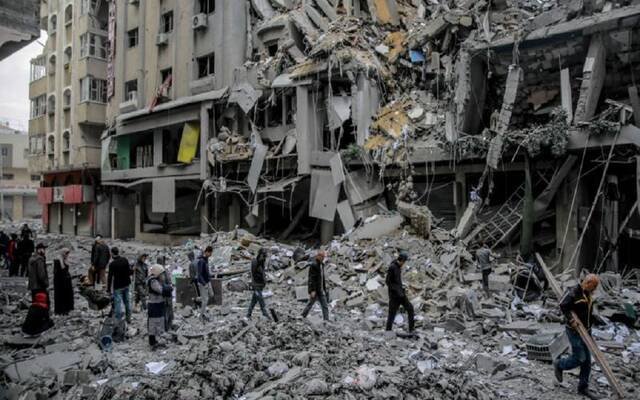 المملكة تطالب بوقف إطلاق النار في غزة ودعم الأونروا